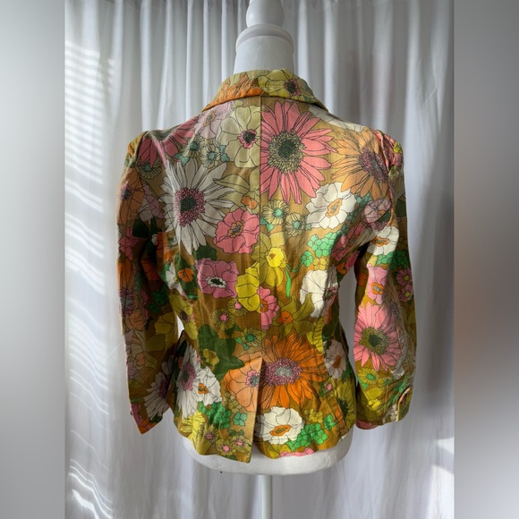 Vintage miss sixty floral print jacket. Size M - Picture 7 of 11
